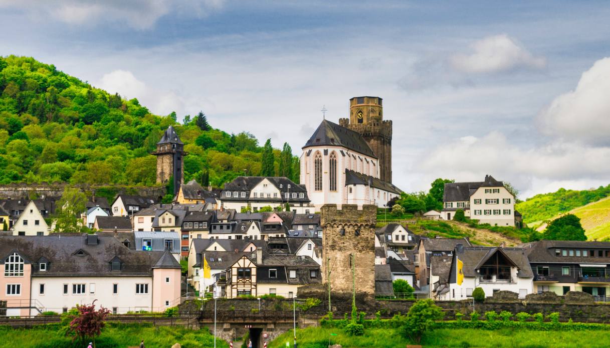 Borgo di Oberwesel, Germania