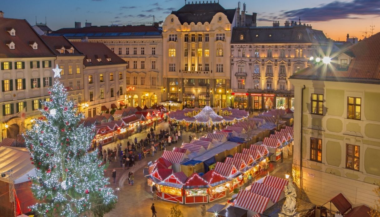 Bratislava nel periodo natalizio