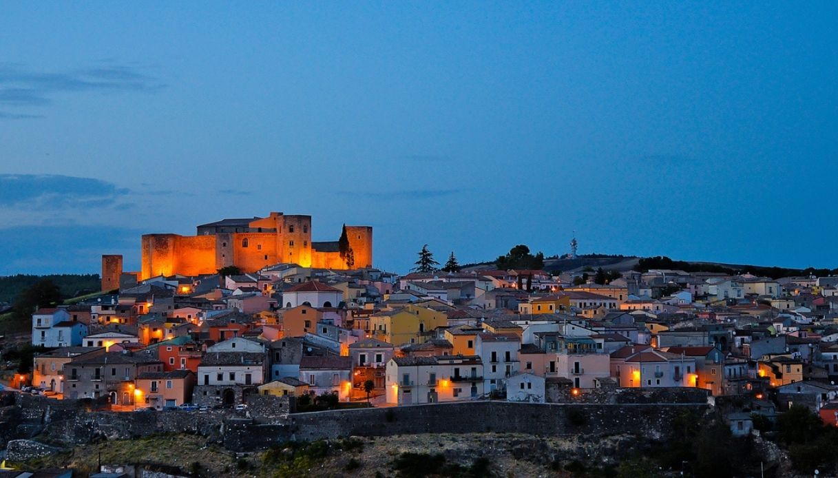 Il Castello di Melfi di notte