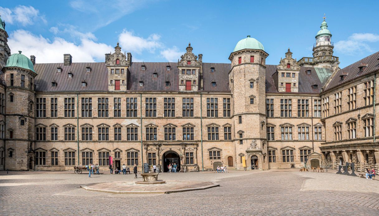 Facciata del Castello di Kronborg, Danimarca