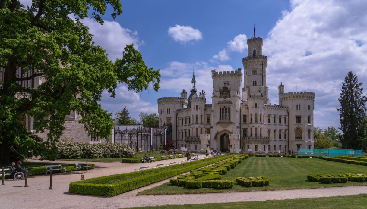 Giardini del Castello di Hluboká nad Vltavou, Boemia