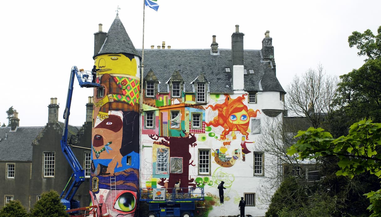 Graffiti di Kerlburn Castle, Scozia
