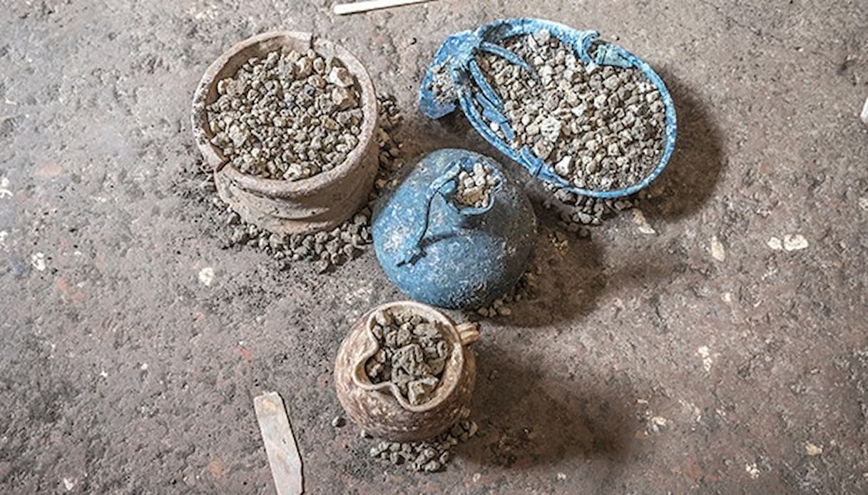 Materiali, armadio, Pompei