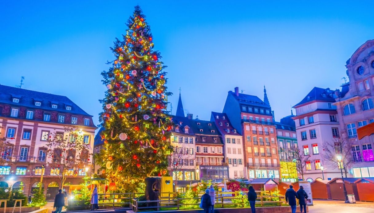 Strasburgo addobbata a festa