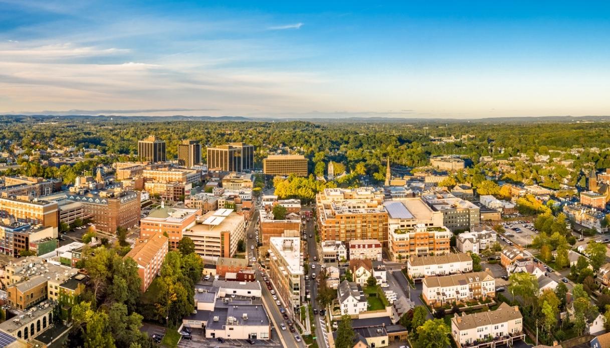 Morristown dall'alto
