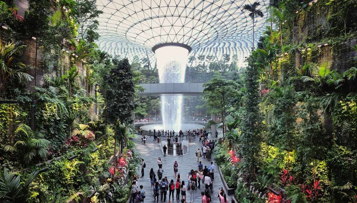 Interno del Singapore Changi Airport