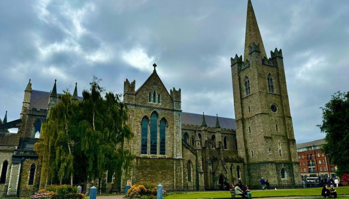 Veduta della Cattedrale di San Patrizio, Dublino, Irlanda