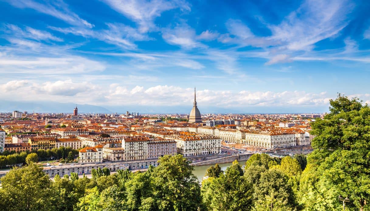 Panorama del centro di Torino, Piemonte