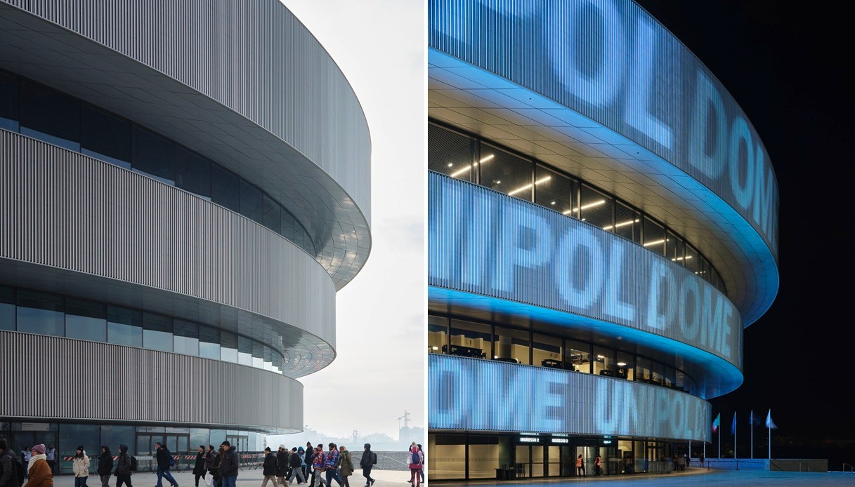 Unipol Dome di Milano, giorno e notte