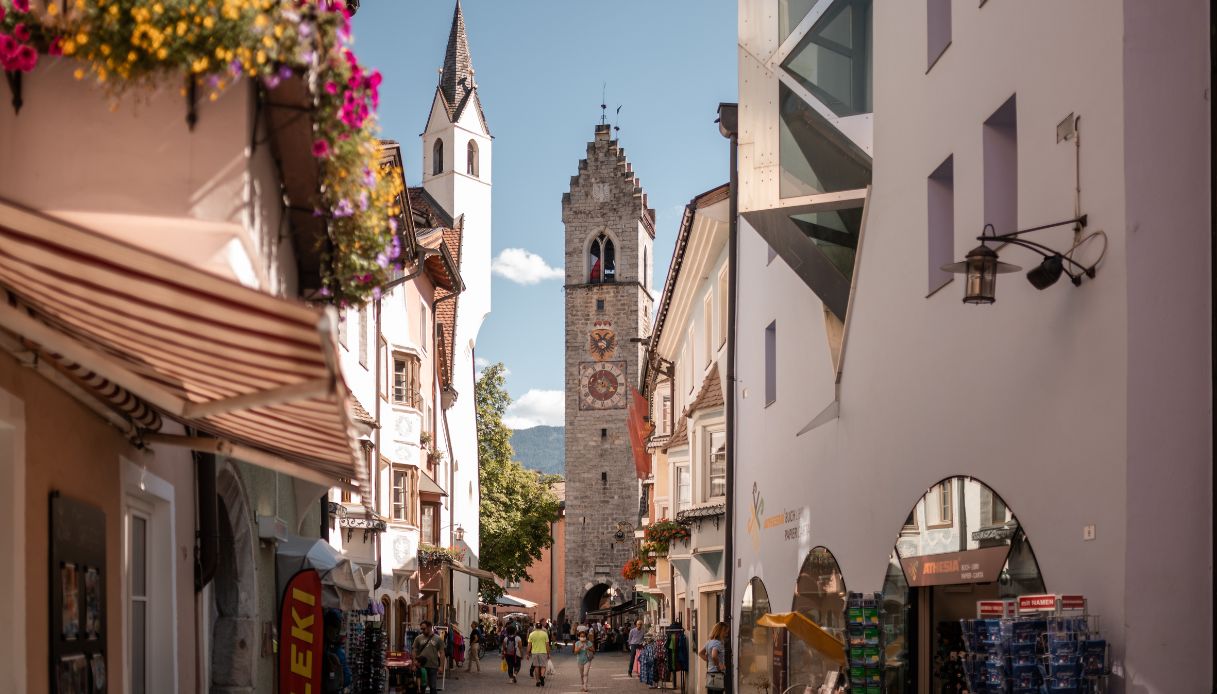 Scorcio del centro di Vipiteno, Alto Adige