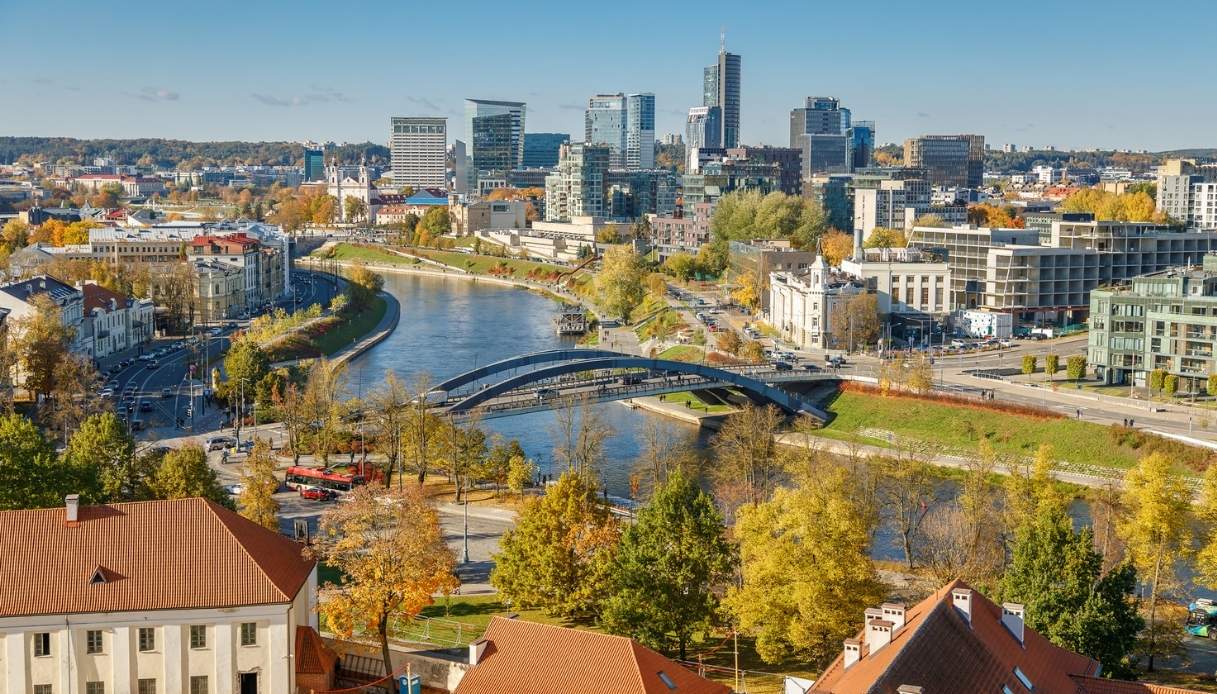 Vilnius dall'alto