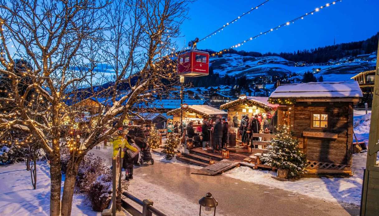 Mercatino natalizio a Selva di Val Gardena